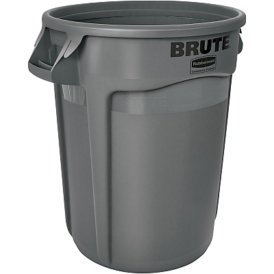 Rubbermaid Commercial Brute 32-Gallon Vented Container (RCP263200GY)