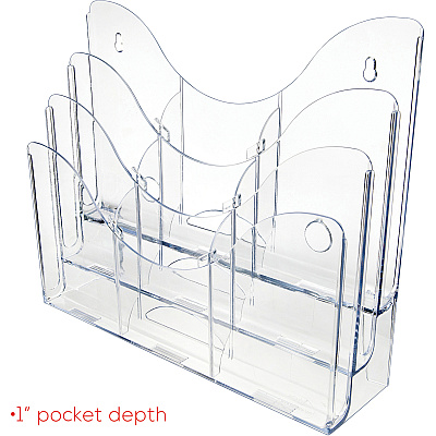 deflecto Three Tier Document Organizer with Dividers (DEF47631)