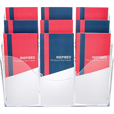 deflecto Three Tier Document Organizer with Dividers (DEF47631)