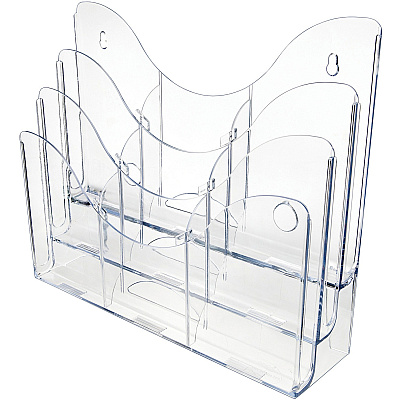 deflecto Three Tier Document Organizer with Dividers (DEF47631)