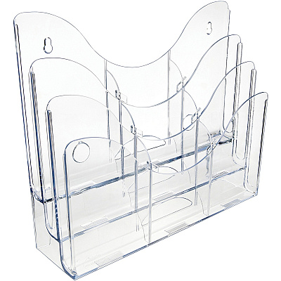 deflecto Three Tier Document Organizer with Dividers (DEF47631)