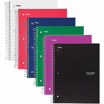 Five Star Three-subject Notebook (MEA05204)