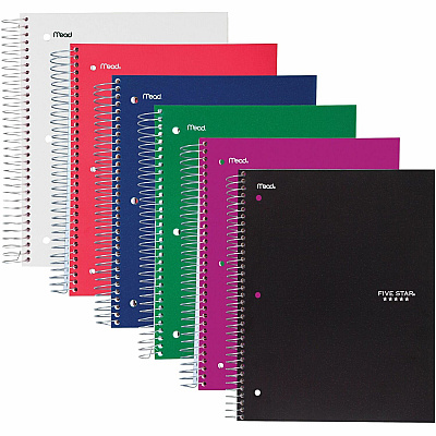 Five Star Five-subject Notebook (MEA05206)