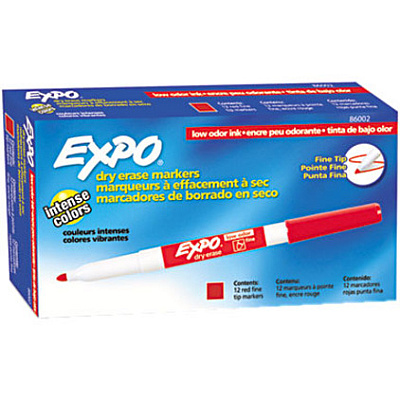 EXPO Low-Odor Dry-erase Markers (SAN86002)