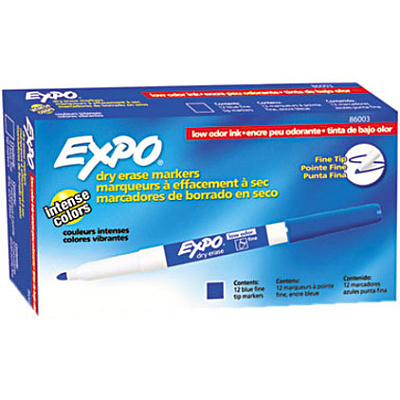 EXPO Low-Odor Dry-erase Markers (SAN86003)
