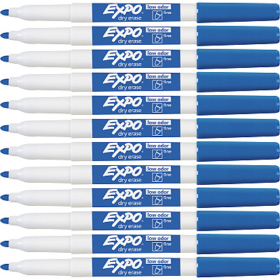 EXPO Low-Odor Dry-erase Markers (SAN86003)