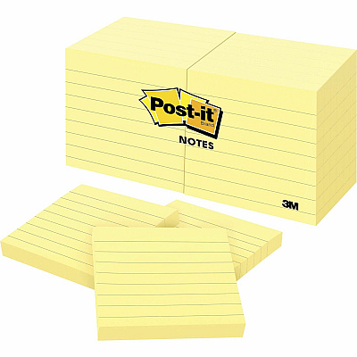 Post-it Notes Original Lined Notepads (MMM630SS)