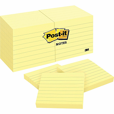 Post-it Notes Original Lined Notepads (MMM630SS)