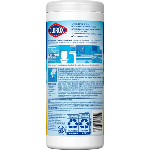 Clorox Disinfecting Cleaning Wipes - Bleach-Free (01594EA)