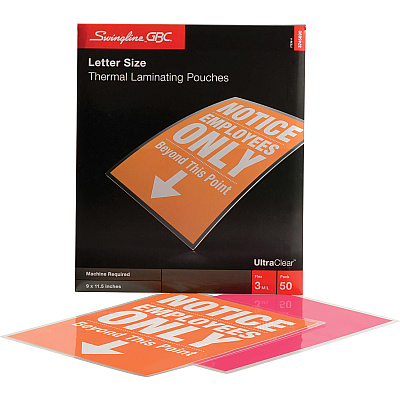 GBC Ultra Clear Thermal Laminating Pouches (GBC3745690)
