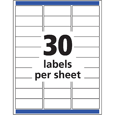 Avery Matte Address Labels - Sure Feed Technology (AVE15660)