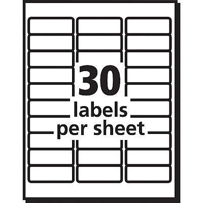 Avery Matte Address Labels - Sure Feed Technology (AVE15660)