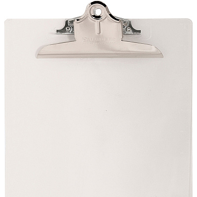 Saunders Transparent Clipboard with High Capacity Clip (SAU21803)