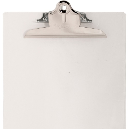 Saunders Transparent Clipboard with High Capacity Clip (21803)