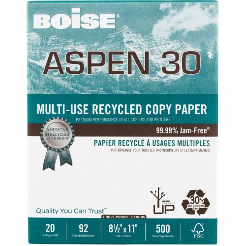 Aspen 30 Multi-Use 3HP Copy Paper - White (054901P)