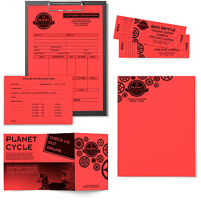 Astrobrights Color Copy Paper - Rocket Red (WAU22641)