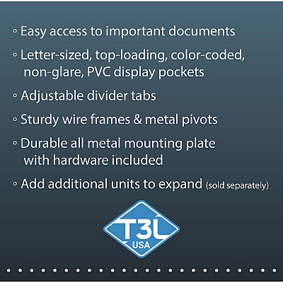 Tarifold Color-coded 20-Pocket Desktop Starter Set (TFID292)