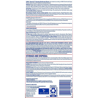 LYSOL Brand I.C. LYSOL Brand I.C. Foam Disinfectant (RAC95524CT)