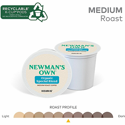 Newman's Own Organics K-Cup Organics Special Blend Coffee (GMT4050)