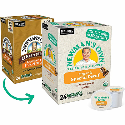 Newman's Own Organics K-Cup Special Decaf Coffee (GMT4051)