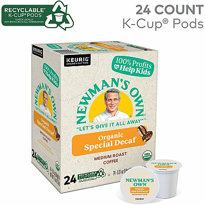 Newman's Own Organics K-Cup Special Decaf Coffee (GMT4051)