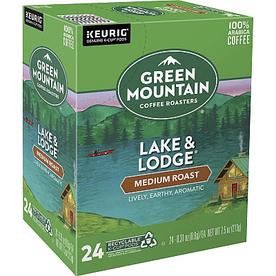 Green Mountain Coffee Roasters K-Cup Lake & Lodge Coffee (GMT6523)