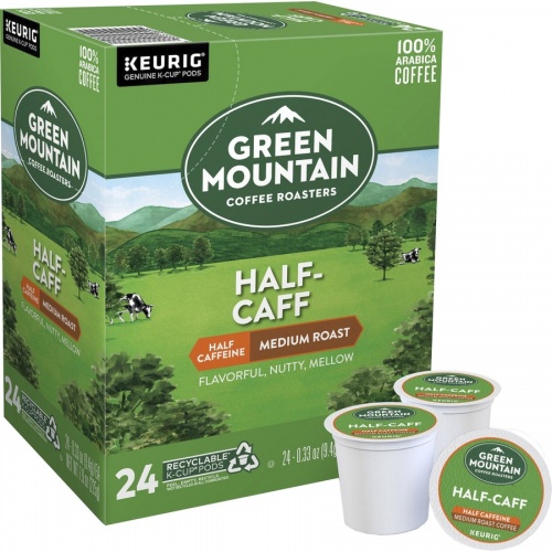 Green Mountain Coffee Roasters K-Cup Half-Caff Coffee (6999)