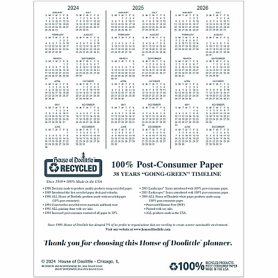 House of Doolittle Wirebound Monthly Planner (26202)