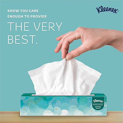 Kleenex Kimberly-Clark Facial Tissue With Pop-Up Dispenser (KCC21400)