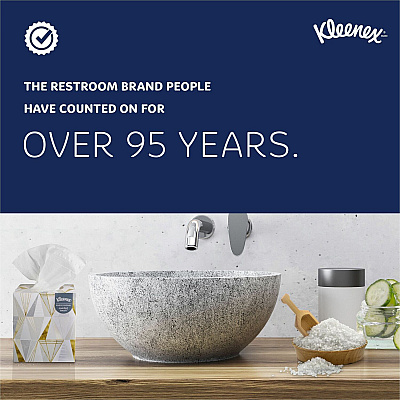 Kleenex Kimberly-Clark Facial Tissue With Pop-Up Dispenser (KCC21400)