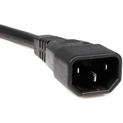 StarTech 10ft Power Extension Cord C14 To 2x C13 (PXT100Y)