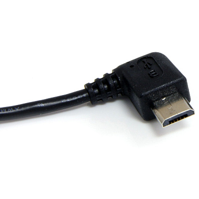 StarTech 3ft Usb To Right Angle Micro Usb Cable (UUSBHAUB3RA)