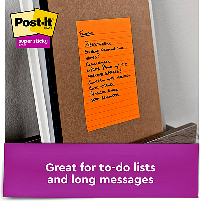 Post-it Super Sticky Notes - Energy Boost Color Collection (MMM4621SSAU)