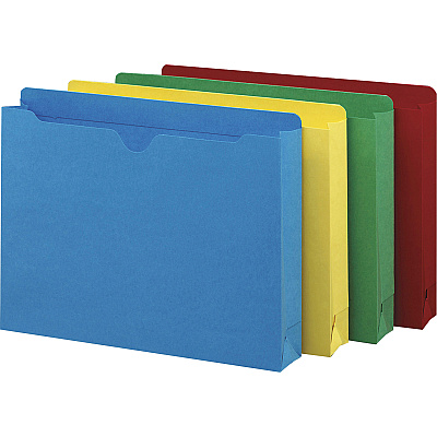 Smead Colored Straight Tab Cut Letter Recycled File Jacket (SMD75688)