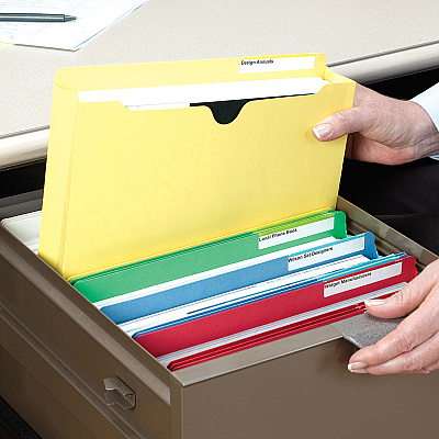 Smead Colored Straight Tab Cut Letter Recycled File Jacket (SMD75688)