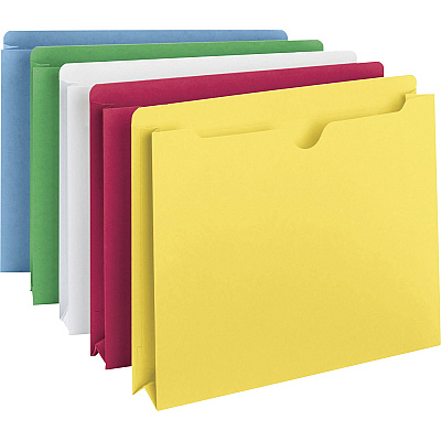 Smead Colored Straight Tab Cut Letter Recycled File Jacket (SMD75688)