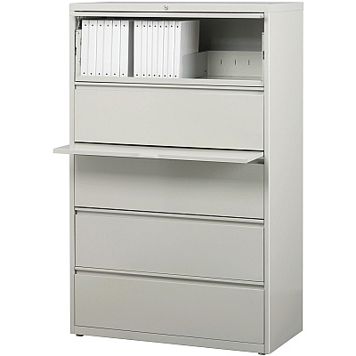 Lorell Fortress Series Lateral File w/Roll-out Posting Shelf (LLR60442)