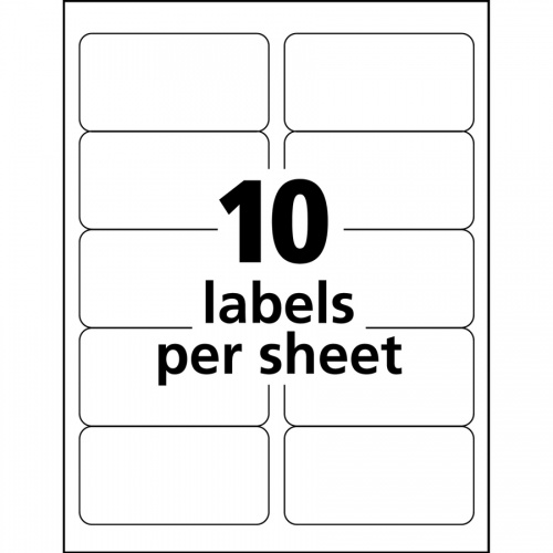 Avery Easy Peel White Shipping Labels (5263)