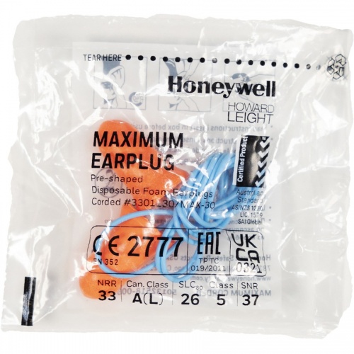 Howard Leight Max Corded Ear Plugs (MAX30)