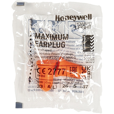 Howard Leight Max Uncorded Foam Ear Plugs (HOWMAX1)