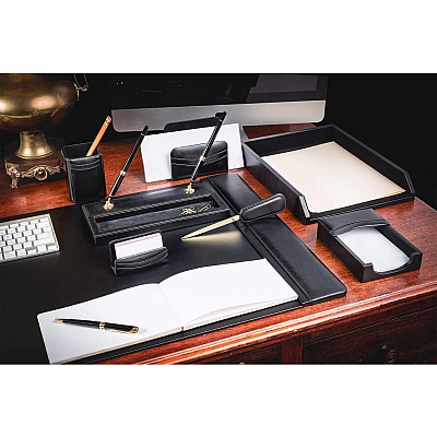 Dacasso Leather 8-Piece Desk Set (D1012)