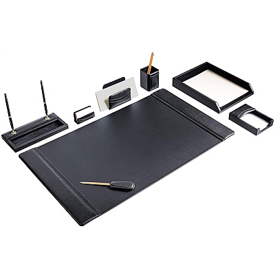 Dacasso Leather 8-Piece Desk Set (D1012)
