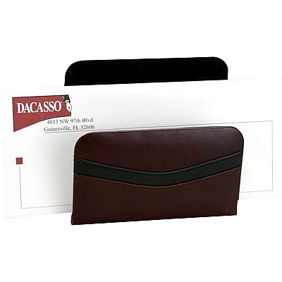 Dacasso Two-Toned Leather 8-Piece Desk Pad Kit (D7012)