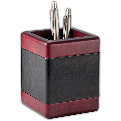 Dacasso Rosewood & Leather Desk Set (D8004)