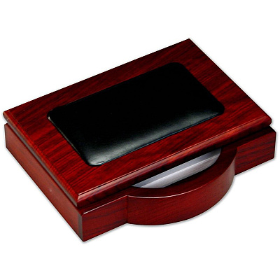 Dacasso Rosewood & Leather Desk Set (D8004)