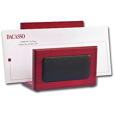 Dacasso Rosewood & Leather Desk Set (D8004)