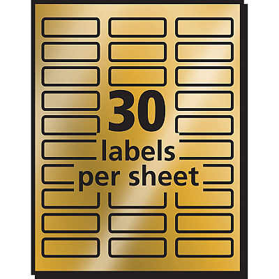 Avery Foil Mailing Labels (08987)