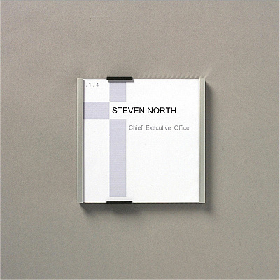 Durable Aluminum/Acrylic Information Sign Panel (480223)
