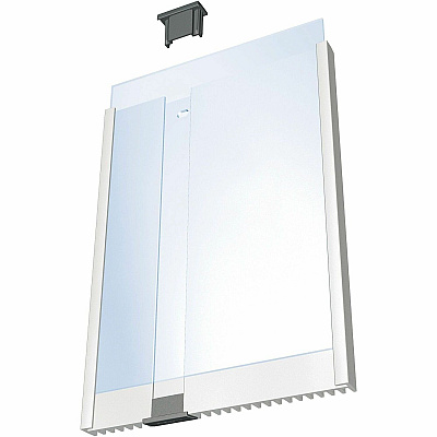 Durable Aluminum/Acrylic Information Sign Panel (480323)
