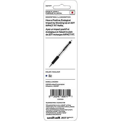 uniball 207 Impact RT Gel Pen Refill (UBC65874PP)